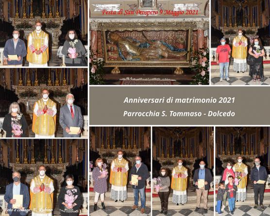 Festa di San Prospero e Anniversari di matrimonio 09.05.2021