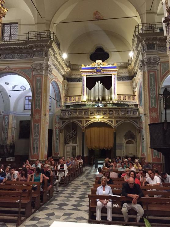 Meditazione all'organo Lingiardi del 1863 di Andrea Tritto nella chiesa parrocchiale il 3 agosto 2016