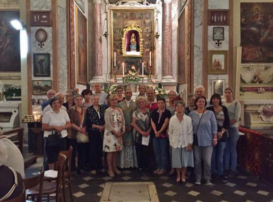 Pellegrini al santuario della Madonna a Piani 15 agosto 2016