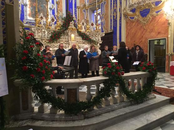 III edizione delle corali "Armonie di voci" (18 Dicembre 2016): Corale San Dalmazzo di Pornassio