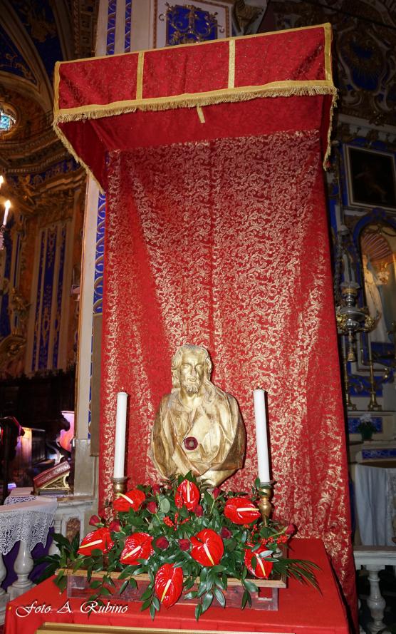 Busto reliquiario del Santo Patrono